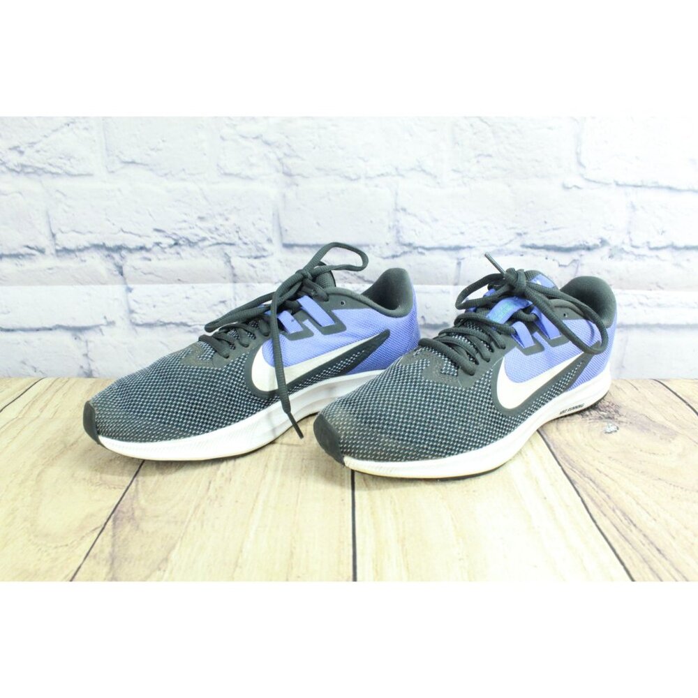 Nike Downshifter 9 Anthracite Sapphire Running Jogging Sneakers Size 7.5 - Picture 2 of 9